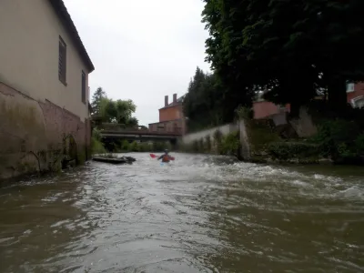 Au départ du Thon sous le pont de la D363 à Origny-en-Thiérache.